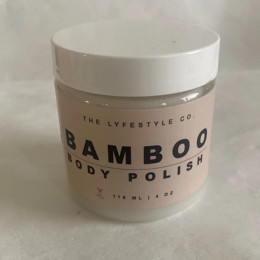THE LYFESTYLE CO Bamboo Body Polish 4oz $49 NIP Sealed
